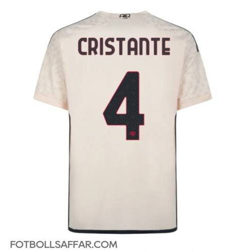 AS Roma Bryan Cristante #4 Bortatröja 2023-24 Kortärmad